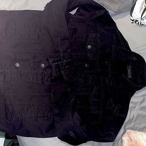 Denim jacket, medium, black